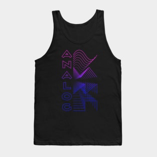 Analog Waveform Digital Analog Design Modular Gift Tank Top